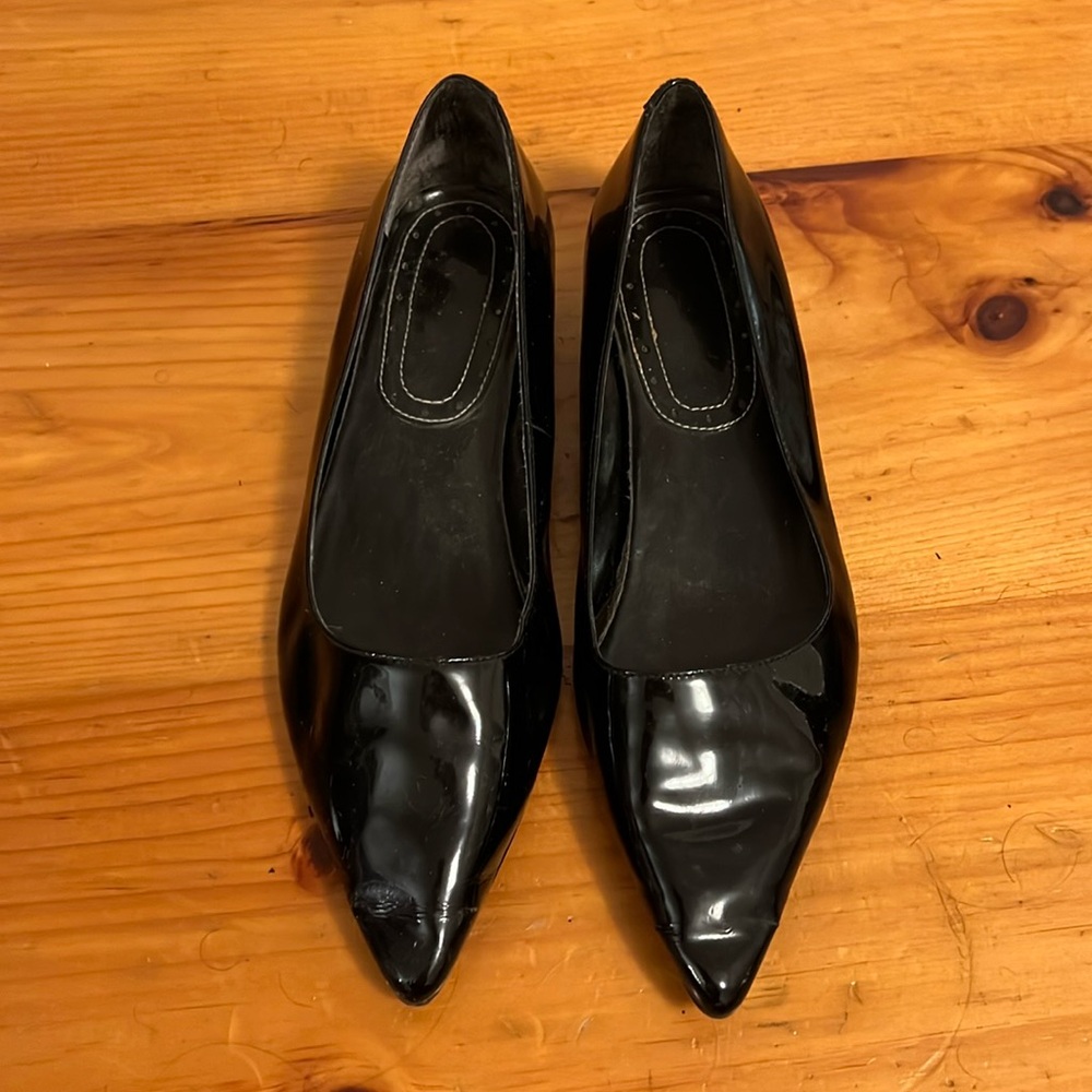 Nine West Patent Leather pointed toe flats